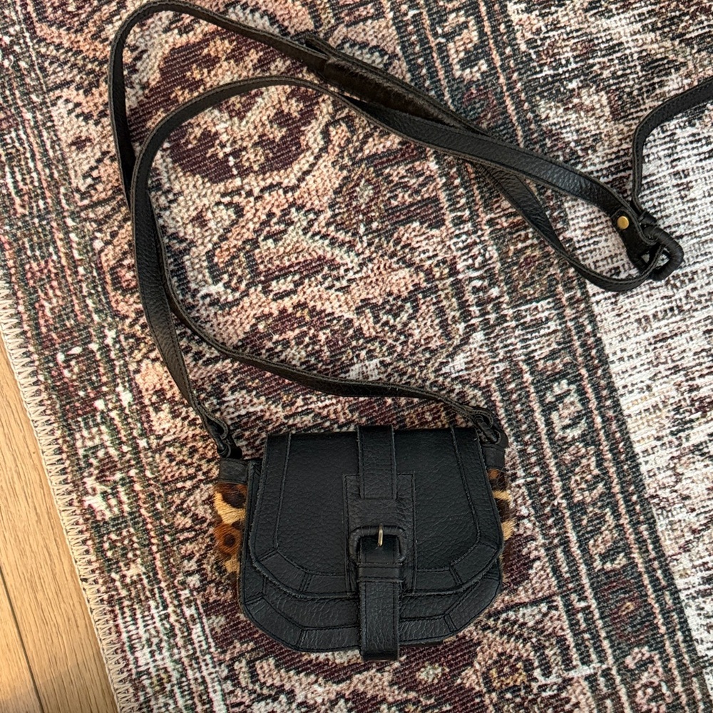 Cleobella leopard mini crossbody - image 1